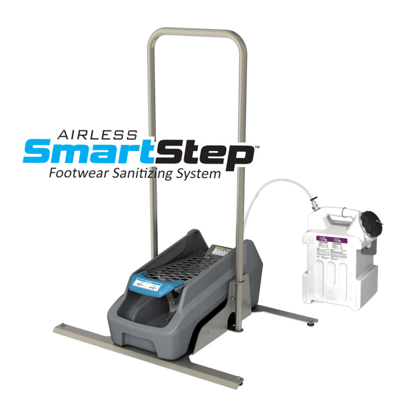 Airless SmartStep Footwear Sanitizing System