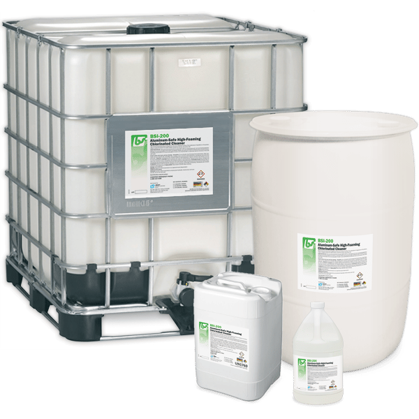 BSI-200 Aluminum-Safe High-Foaming Chlorinated Cleaner