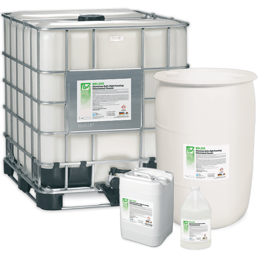 BSI-200 Aluminum-Safe High-Foaming Chlorinated Cleaner