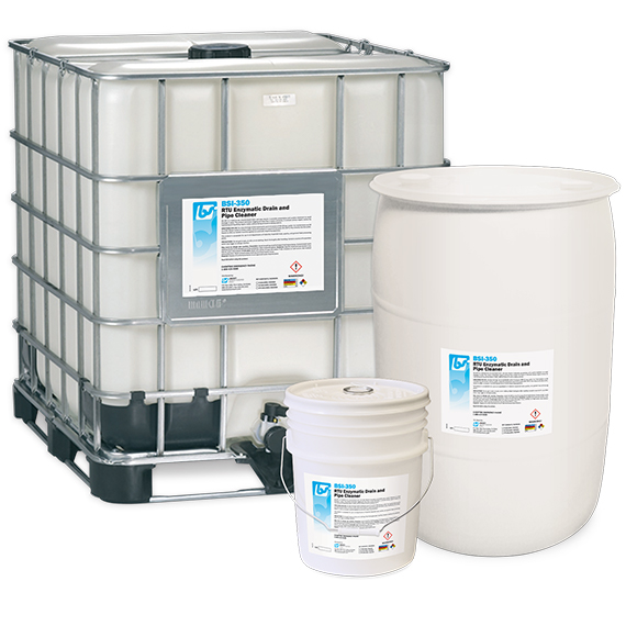 BSI-350 RTU Enzymatic Drain and Pipe Cleaner