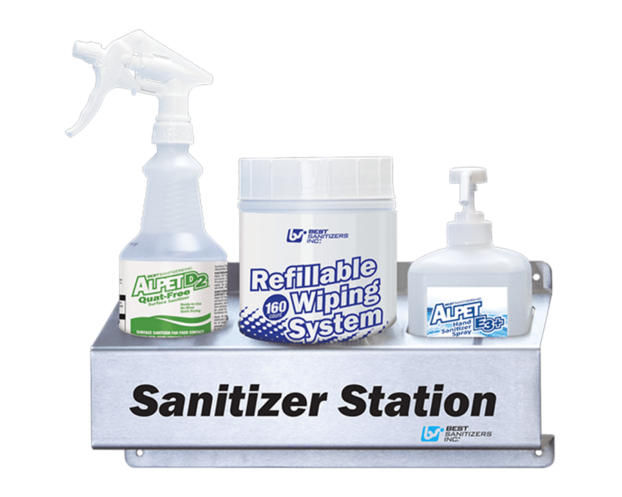 Wall-Mounted Sanitizer Stations
