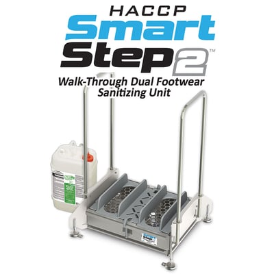 HACCP SmartStep2 Dual Footwear Sanitizing Unit